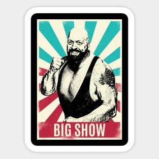 Vintage Retro Big Show Sticker